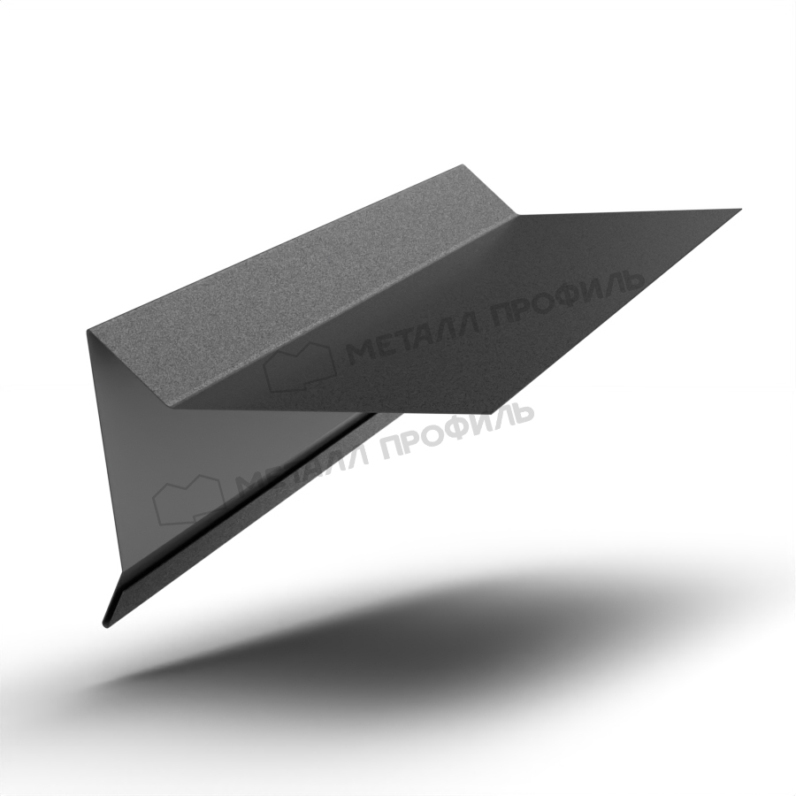Планка торцевая для мягкой кровли 55х72х2000
