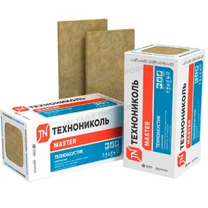 Теплоизоляционные плиты ТЕХНОАКУСТИК 1200х600х100 мм (4.32 кв.м)