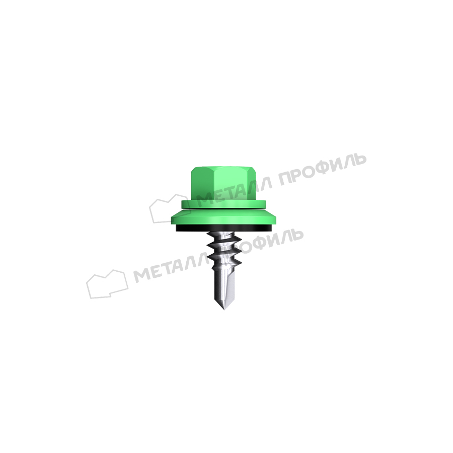 Саморез 4,8х19 ROOFRetail RAL6002 (зеленый лист)