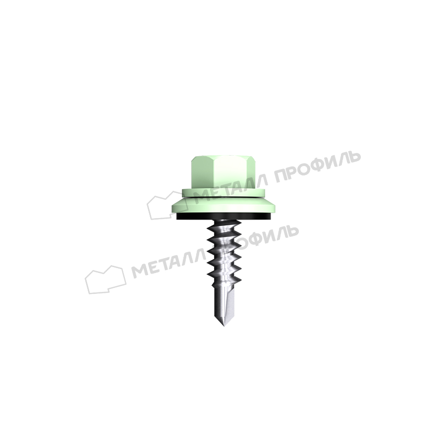 Саморез 4,8х28 ROOFRetail RAL6019 (зелёная пастель)