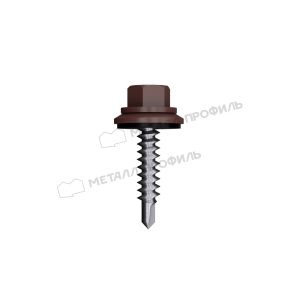 Саморез 4,8х35 ROOFRetail RAL8019 (серо-коричневый)