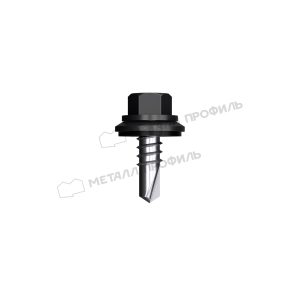 Саморез 5,5х19 ROOFRetail RAL9005 (черный темный)