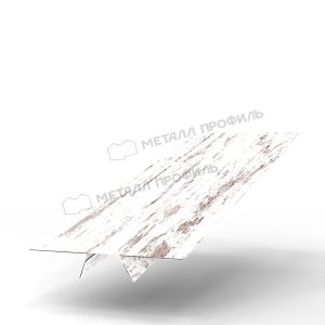 Планка стыковочная сборная верхняя Woodstock 87х15х2000 (ECOSTEEL_MA-01-Беленый Дуб-0.5)