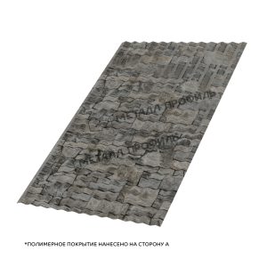 Профлист МЕТАЛЛ ПРОФИЛЬ МП-18×1100-A (ECOSTEEL-01-БелыйКамень-0,5)