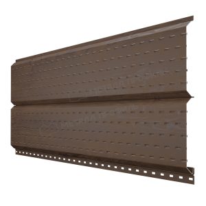 Софит МЕТАЛЛ ПРОФИЛЬ Lбрус-15х240 (ECOSTEEL_MA-01-МореныйДуб-0.5)