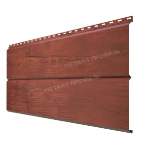 Сайдинг МЕТАЛЛ ПРОФИЛЬ Lбрус-XL-14х335 (ECOSTEEL_MA-01-Античный Дуб-0.45)
