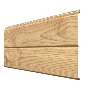 Сайдинг МЕТАЛЛ ПРОФИЛЬ Lбрус-XL-14х335 (ECOSTEEL_MA-01-Сосна-0.5)