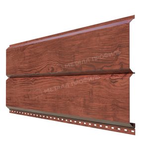 Сайдинг МЕТАЛЛ ПРОФИЛЬ Lбрус-15х240 (ECOSTEEL_MA-01-Античный Дуб-0.5)