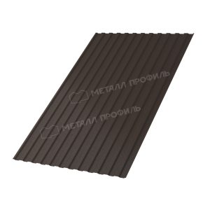 Профлист МЕТАЛЛ ПРОФИЛЬ МП-10х1100-B (VALORI-20-DarkBrown-0,5)