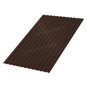 Профлист МЕТАЛЛ ПРОФИЛЬ МП-10х1100 (VALORI-20-Brown-0.5)