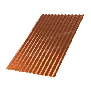 Профлист МЕТАЛЛ ПРОФИЛЬ МП-18×1100-A (AGNETA_Д-20-Copper-0,5)