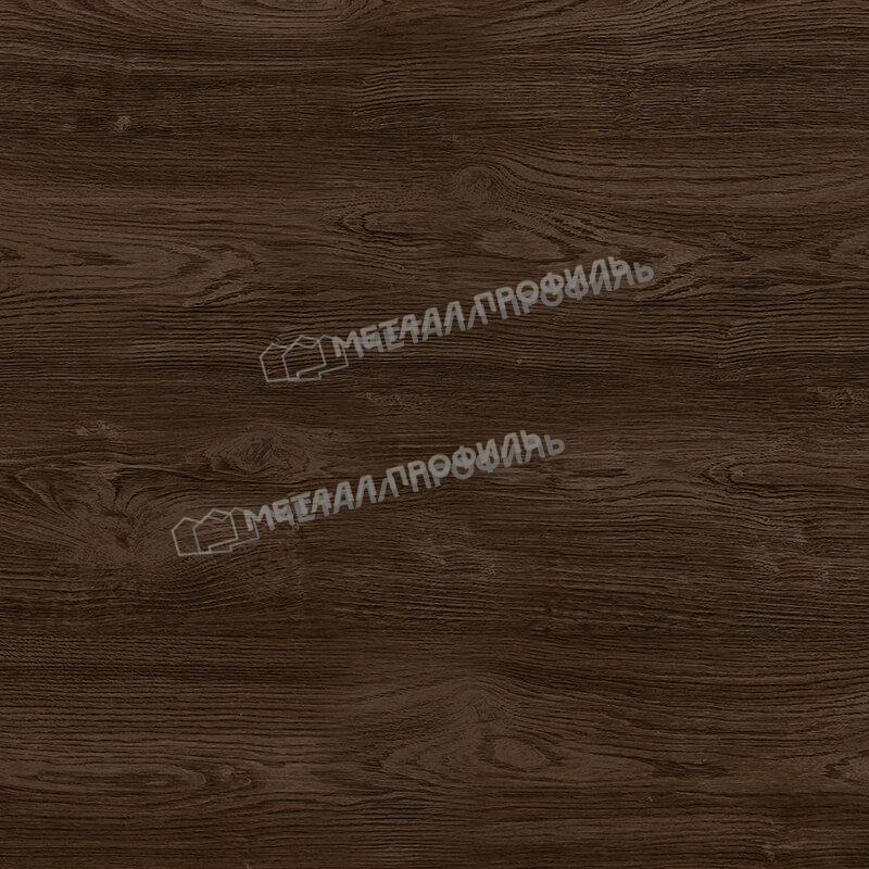 Профлист МЕТАЛЛ ПРОФИЛЬ МП-18×1100-A (ECOSTEEL_MA-01-МореныйДуб-0,5) - фото 1