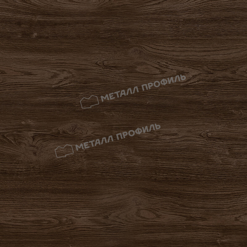 Профлист МЕТАЛЛ ПРОФИЛЬ МП-18х1100 (ECOSTEEL_MA-01-МореныйДуб-0.5) - фото 1
