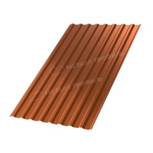 Профлист МЕТАЛЛ ПРОФИЛЬ МП-20×1100-B (AGNETA_Д-03-Copper-0,5)