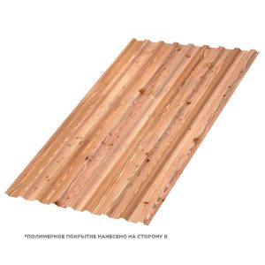 Профлист МЕТАЛЛ ПРОФИЛЬ МП-20×1100-B (ECOSTEEL_T-01-Кедр-0,5)