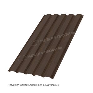 Профлист МЕТАЛЛ ПРОФИЛЬ МП-35×1035-A (ECOSTEEL_MA-01-МореныйДуб-0,5)
