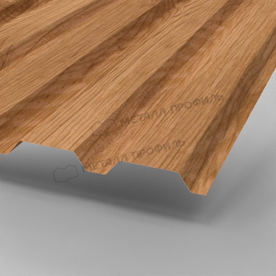 Профлист МЕТАЛЛ ПРОФИЛЬ МП-35×1035-A (ECOSTEEL_T-01-Сосна-0,5) - фото 3