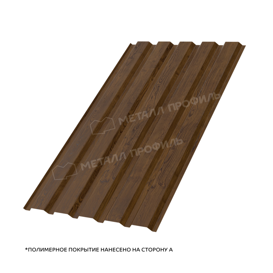 Профлист МЕТАЛЛ ПРОФИЛЬ МП-35×1035-A (ECOSTEEL_T-01-ЗолотойДуб-0,5)