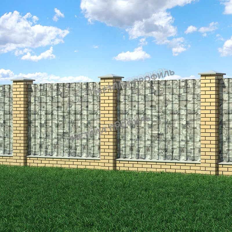 Профлист МЕТАЛЛ ПРОФИЛЬ МП-35×1035-A (ECOSTEEL-01-БелыйКамень-0,5) - фото 2
