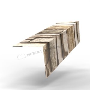 Планка угла наружного 75х75х3000 (ECOSTEEL-01-Песчаник-0.5)