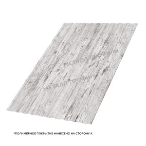 Профлист МЕТАЛЛ ПРОФИЛЬ С-8×1150-A (ECOSTEEL_MA-01-Беленый Дуб-0,5)