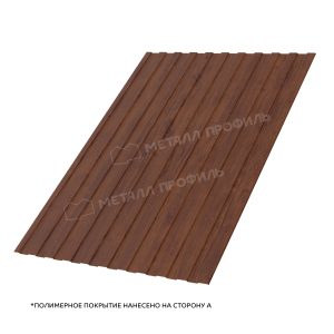 Профлист МЕТАЛЛ ПРОФИЛЬ С-8×1150-A (ECOSTEEL-01-МореныйДуб-0,5)