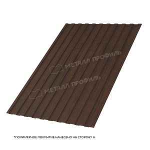 Профлист МЕТАЛЛ ПРОФИЛЬ С-8×1150-A (ECOSTEEL_MA_Д-01-МореныйДуб-0,5)