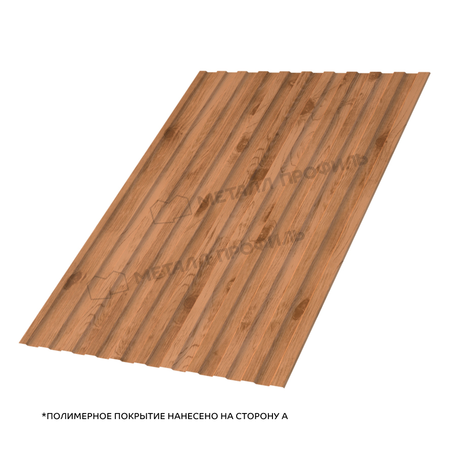 Профлист МЕТАЛЛ ПРОФИЛЬ С-8×1150-A (ECOSTEEL-01-Сосна-0,5)