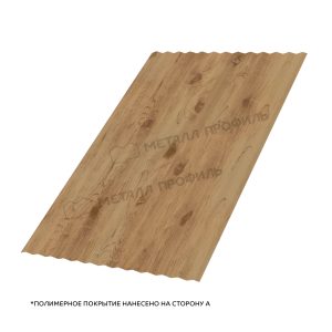 Профлист МЕТАЛЛ ПРОФИЛЬ МП-18×1100-A (ECOSTEEL_MA-01-Сосна-0,5)